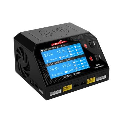 Ultra Power UP6+ Dual Smart Charger AC/DC 2 x 300W 16A LCD Farbdisplay