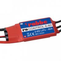 ROBBE RO-CONTROL 6-80 2-6S -80(100A) BRUSHLESS REGLER 5V/5A SCHALT-BEC