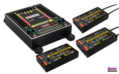 JETI DUPLEX 2.4EX Central Box 320 + 2x Rsat2 + RC Switch