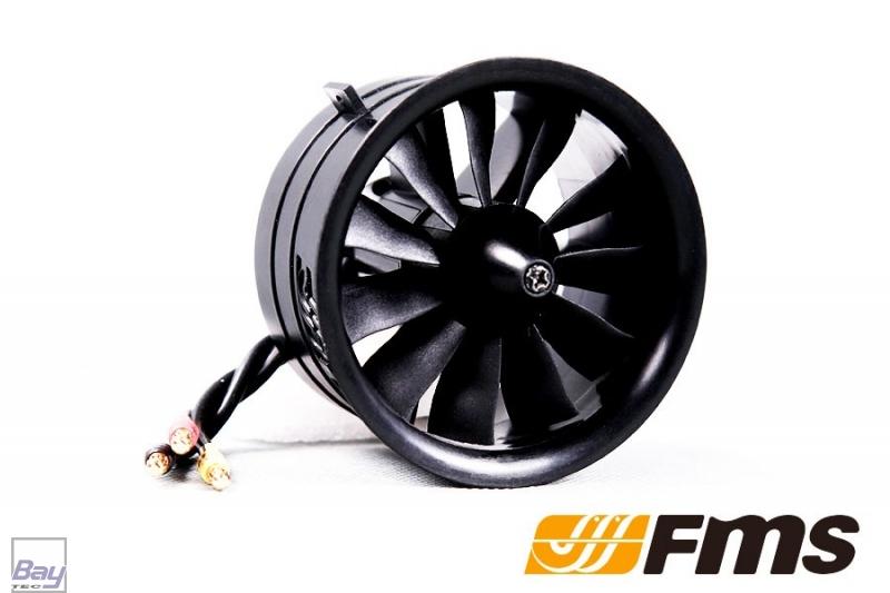 FMS 64mm 11 Blatt Ducted Fan / Impeller incl. Brushless Motor 2840-KV3900 (für 3S)