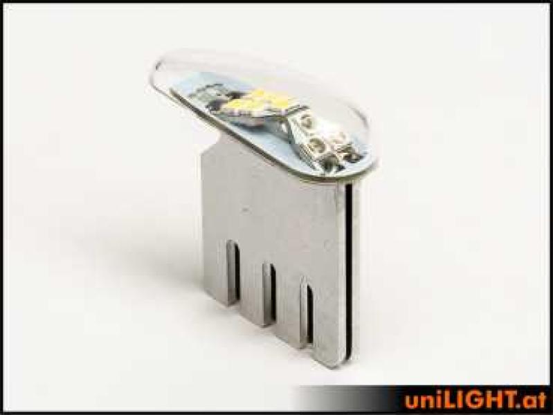 uniLIGHT 12mm DUAL Navigation + Blitzlicht, 12Wx2 grün/weiss * DUAL12-120x2-GNWE