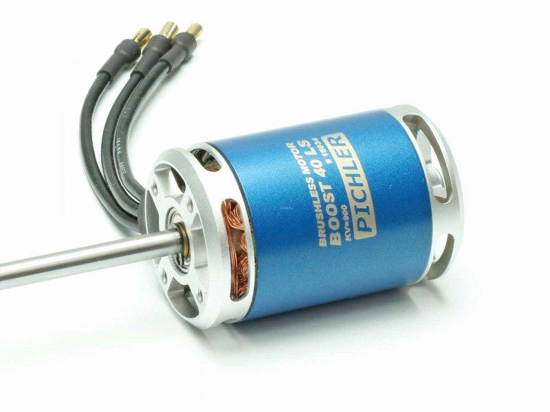 Brushless Motor BOOST 40 LS I KV=890 (80mm Welle)